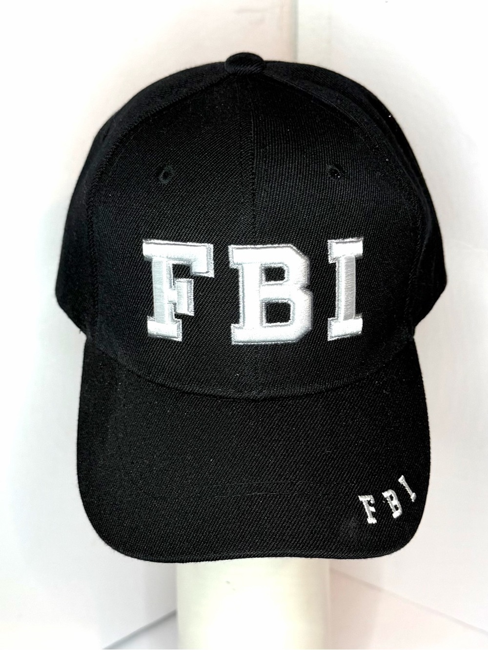 Black FBI Embroidered Baseball Cap